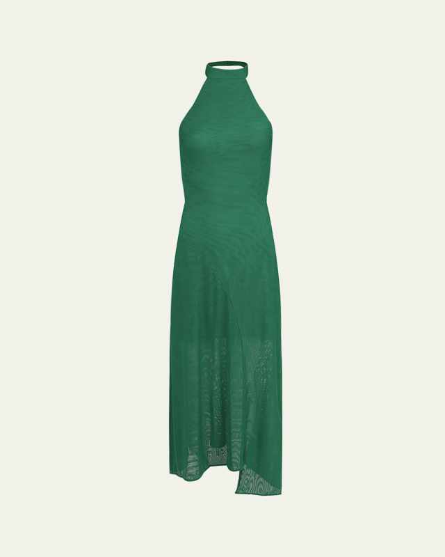 Solid Vickey Midi Dress